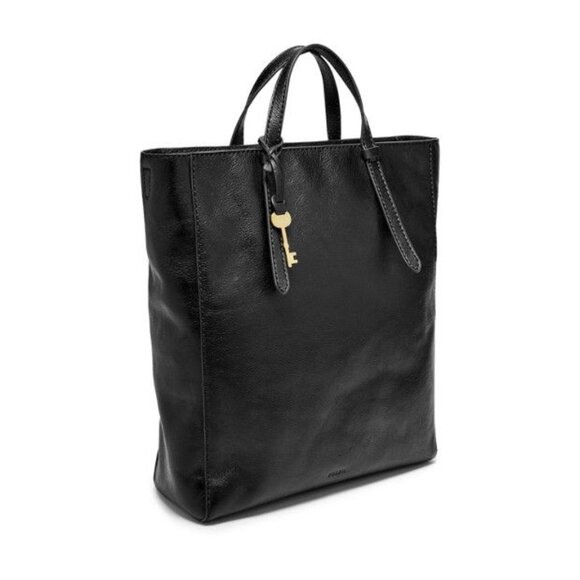 Fossil Handbags - Fossil - Camilla Convertible Backpack/Tote in Black Leather